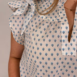 Donna Ditsy Patterned Blouse - PAPER DOLL