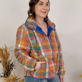 Drawn To It Vintage Plaid Jacket - PAPER DOLL