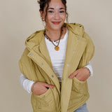 Matcha Latte Puffer Vest - PAPER DOLL