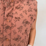 Counting Blessings Floral Padded Vest - PAPER DOLL