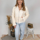 Elena Floral Quilted Jacket - PAPER DOLL