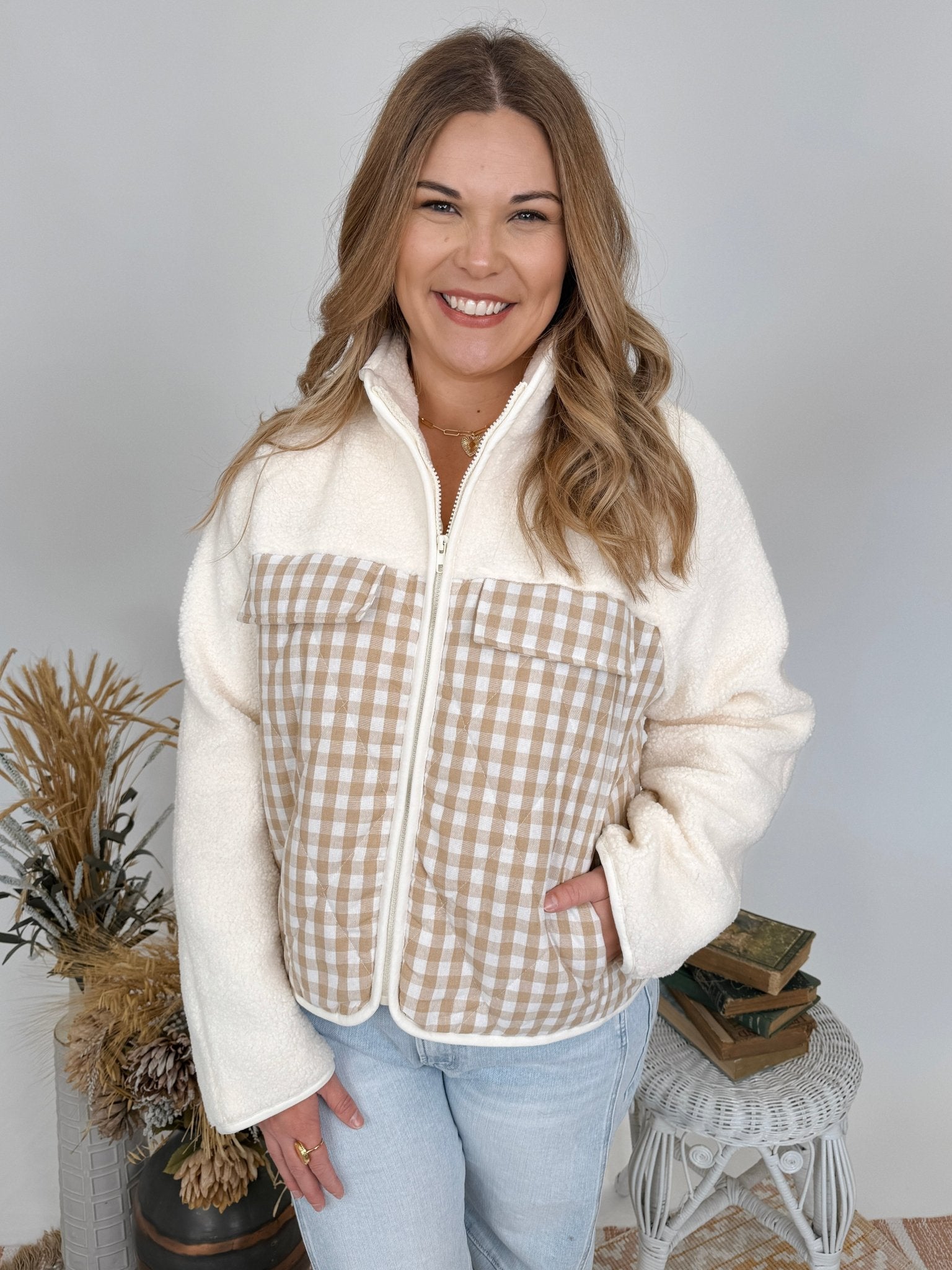 Parker Gingham Jacket - PAPER DOLL