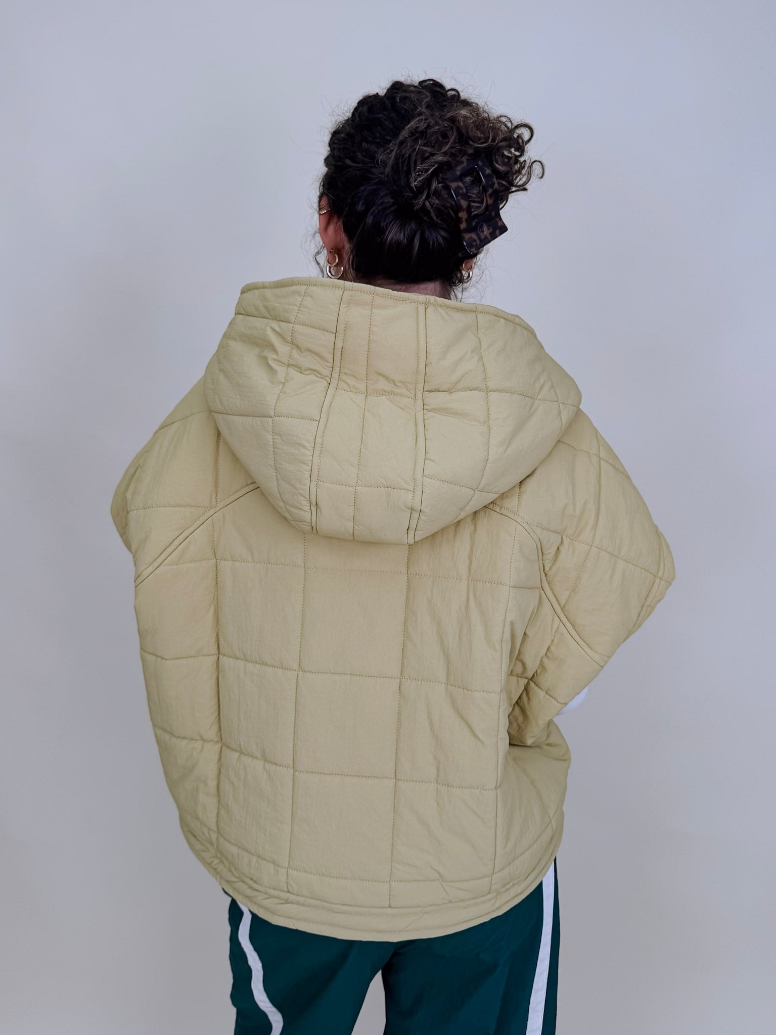 Matcha Latte Puffer Vest - PAPER DOLL