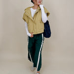 Matcha Latte Puffer Vest - PAPER DOLL