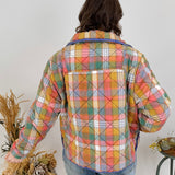 Drawn To It Vintage Plaid Jacket - PAPER DOLL