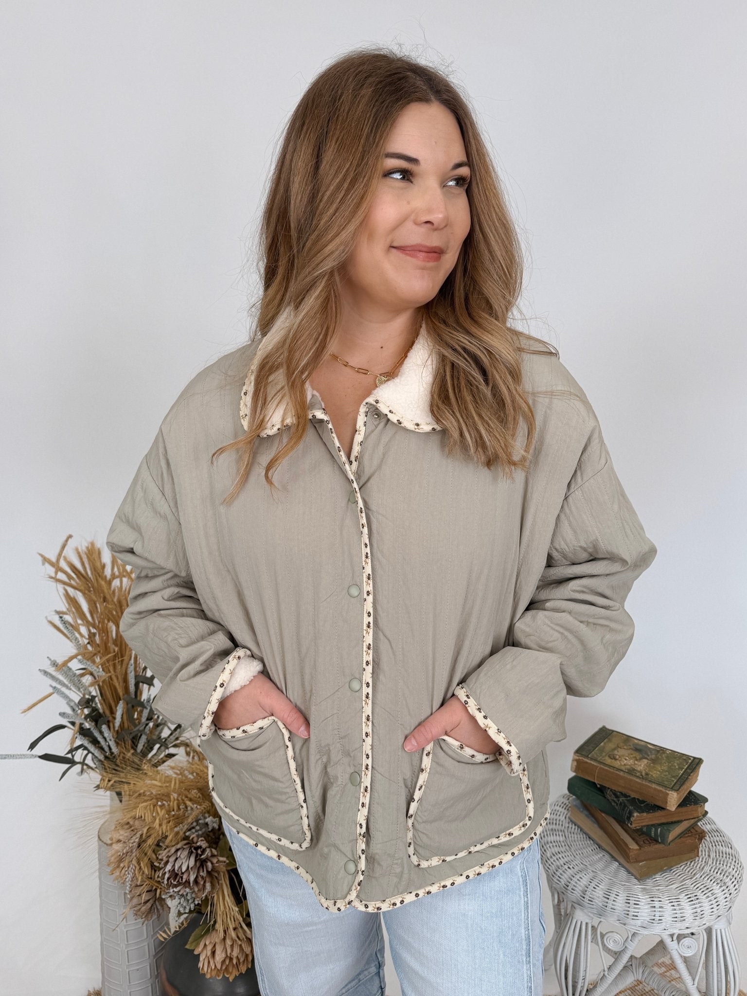 Eden Piped Trim Jacket - PAPER DOLL