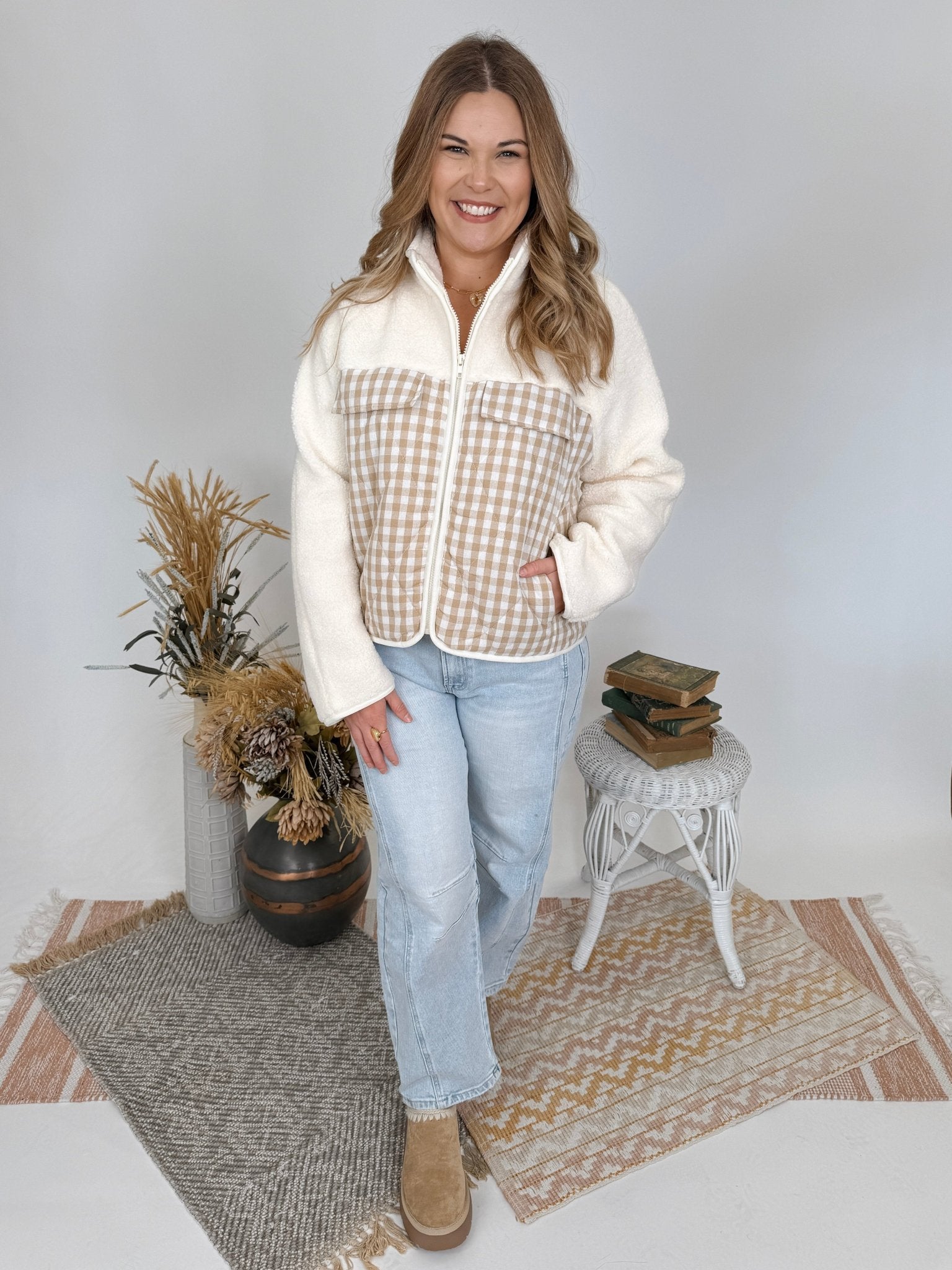 Parker Gingham Jacket - PAPER DOLL
