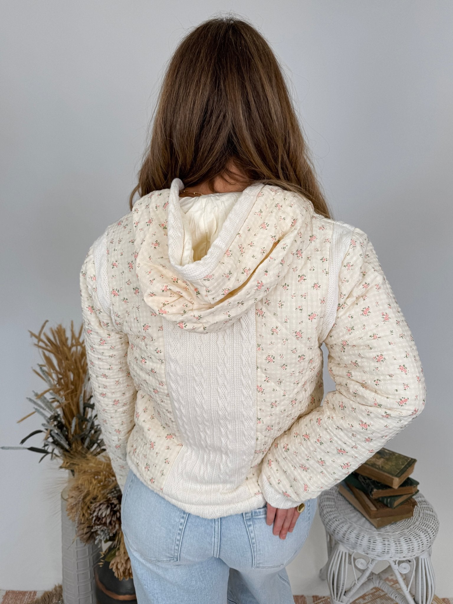 Elena Floral Quilted Jacket - PAPER DOLL