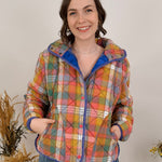 Drawn To It Vintage Plaid Jacket - PAPER DOLL