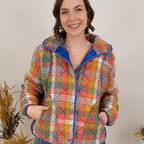 Drawn To It Vintage Plaid Jacket - PAPER DOLL