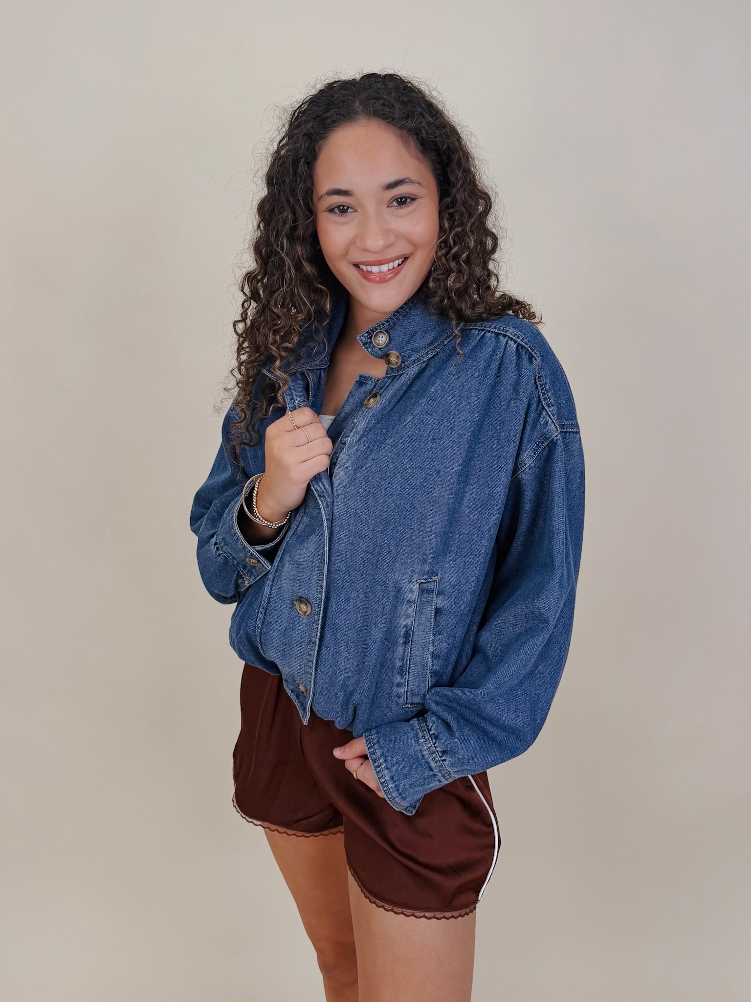 Pumpkin Patch Denim Jacket - PAPER DOLL