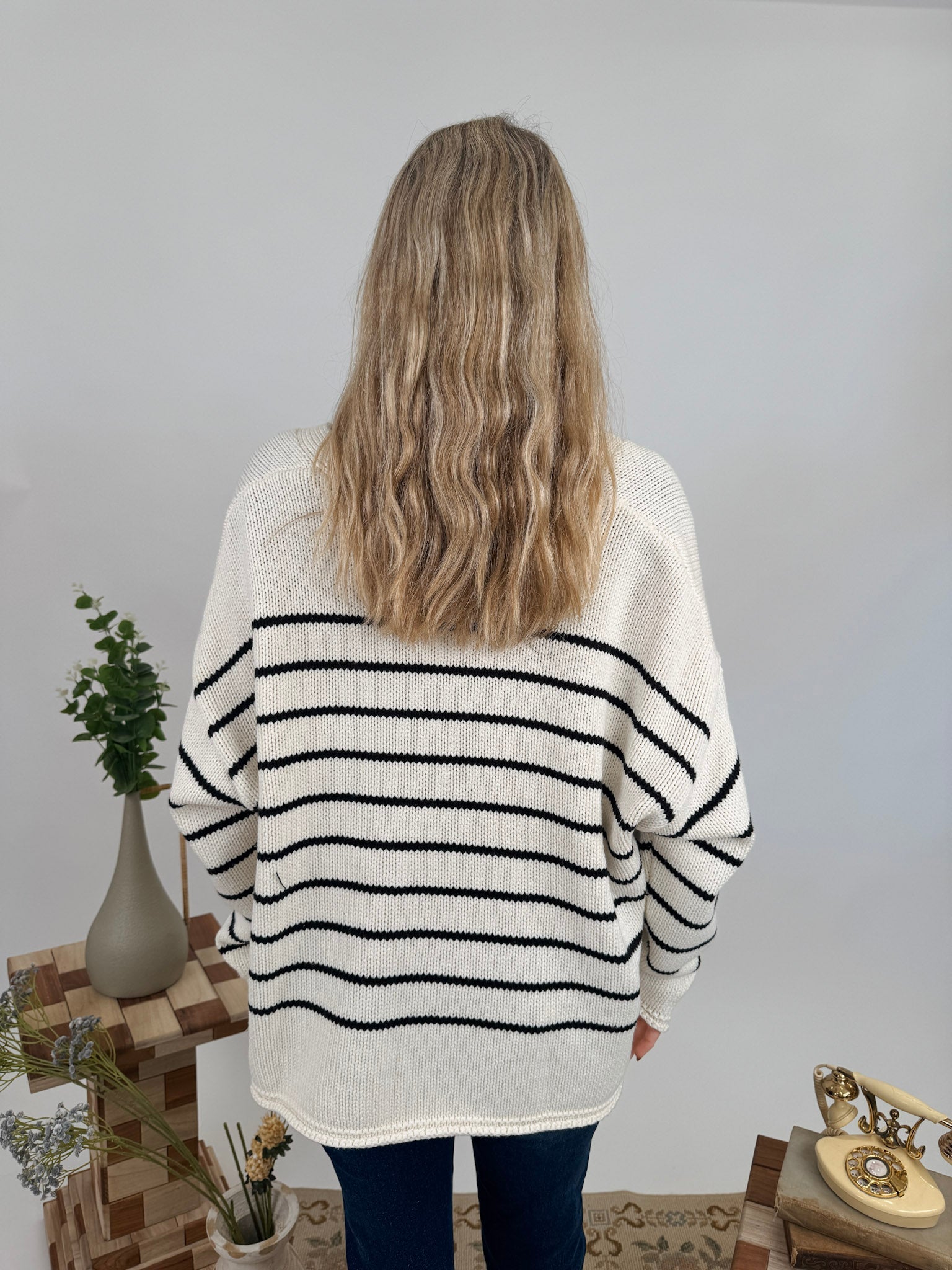 Just the Beginning Striped Cardigan - PAPER DOLL