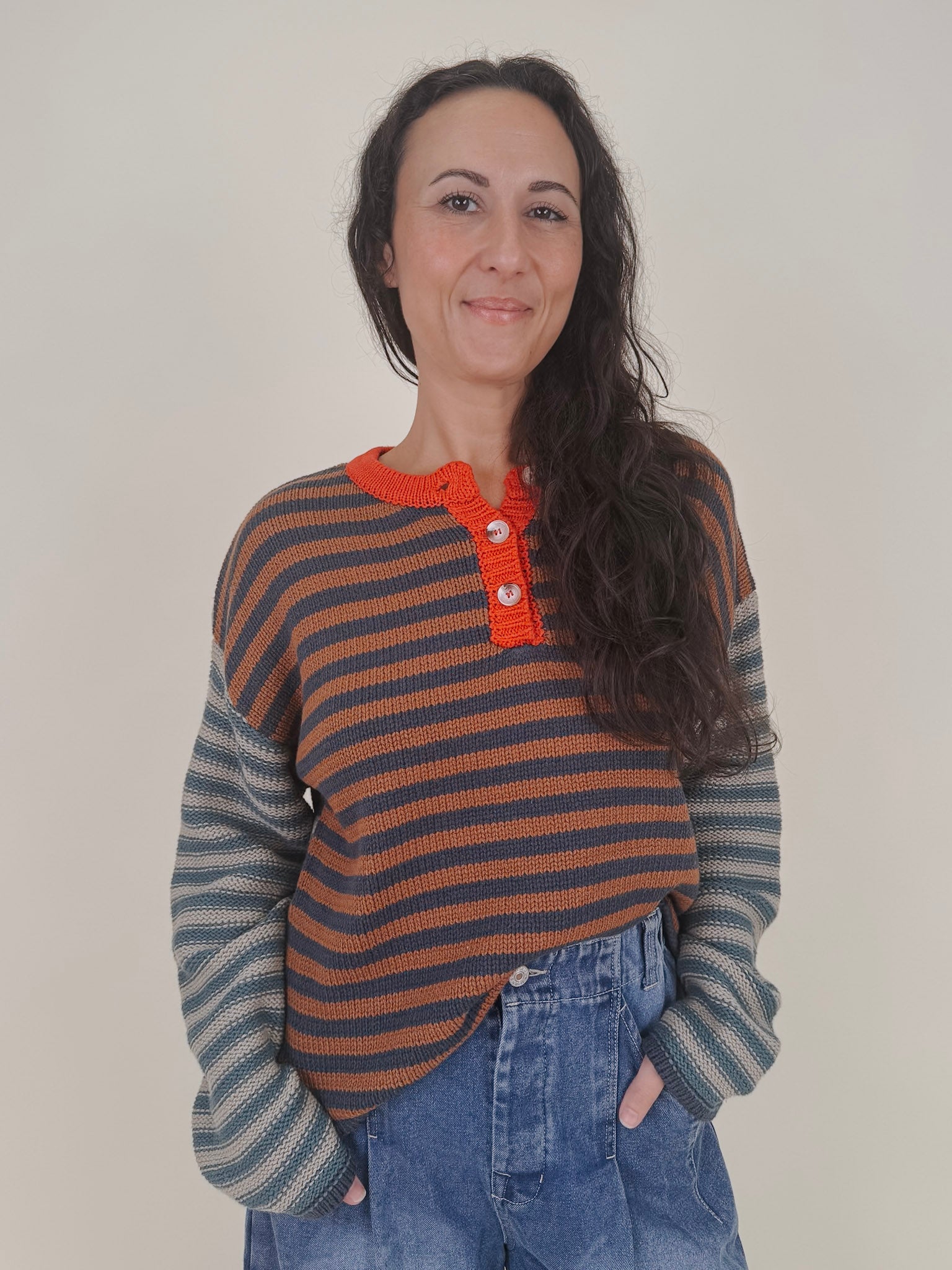 Fireside Multi Stripe Sweater - PAPER DOLL