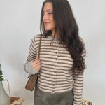 Tori Striped Cardigan - PAPER DOLL