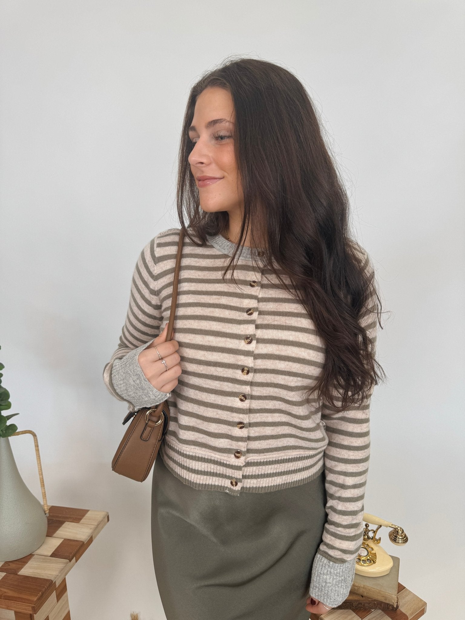 Tori Striped Cardigan - PAPER DOLL