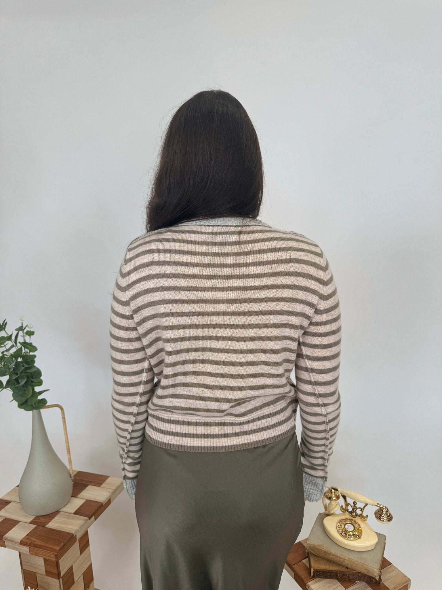 Tori Striped Cardigan - PAPER DOLL