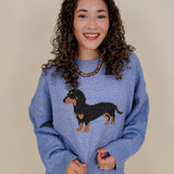 Hot Diggity Dachshund Sweater - PAPER DOLL