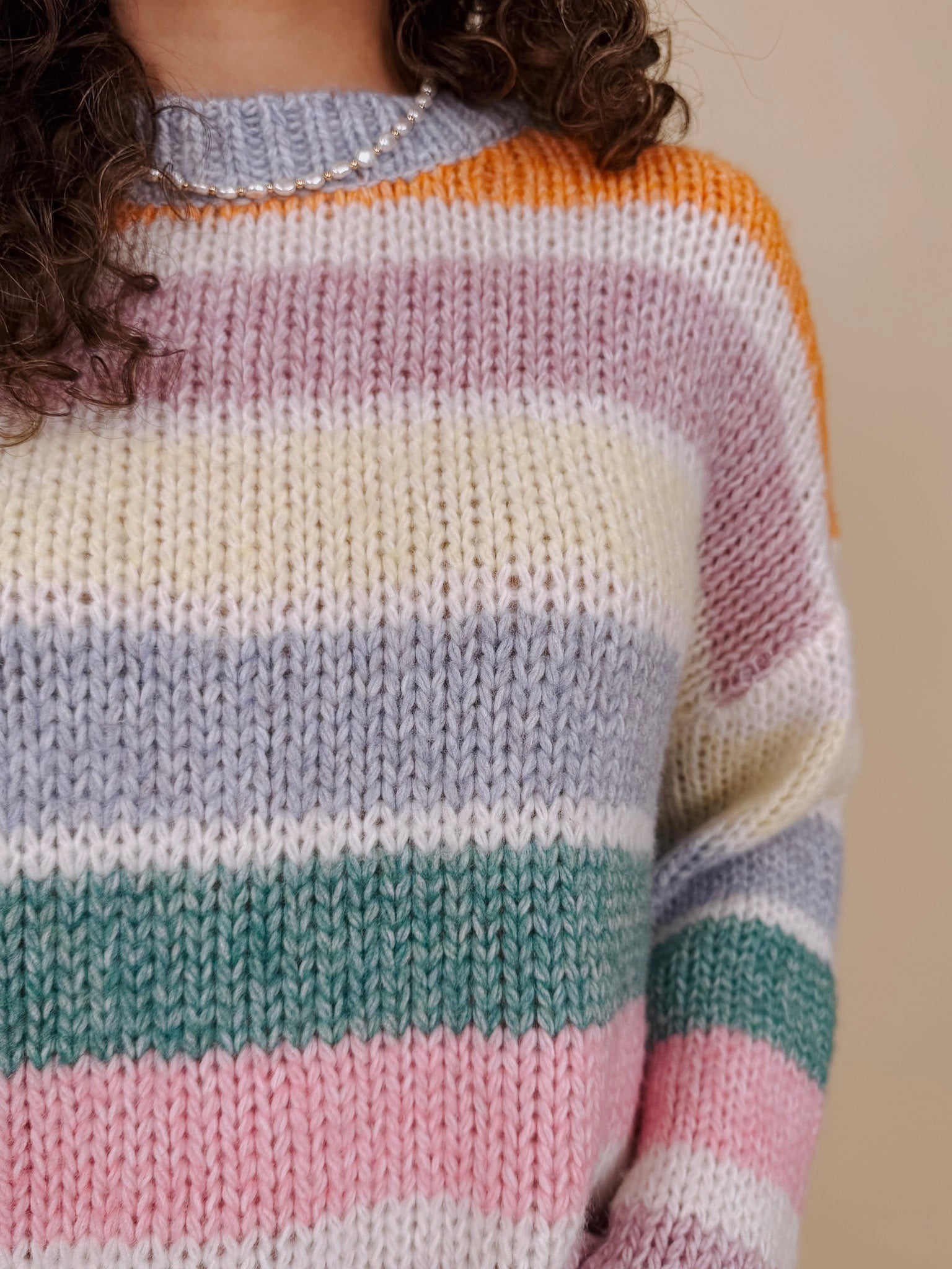 Confetti Color Block Sweater - PAPER DOLL