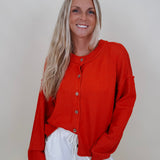 Emerson Raw Edge Knit Cardigan - PAPER DOLL