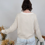 Heartstrings Tugged Striped Cardigan - PAPER DOLL