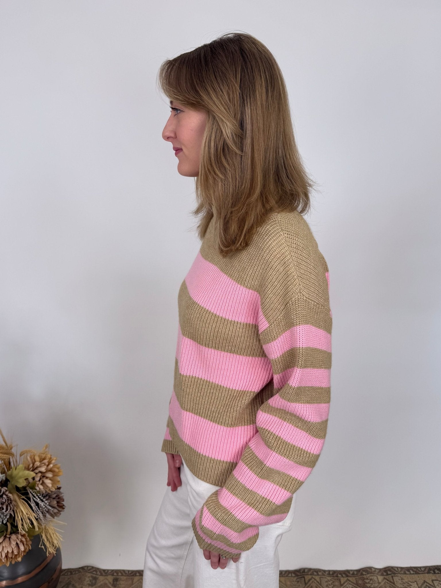 Regina Striped Sweater - PAPER DOLL