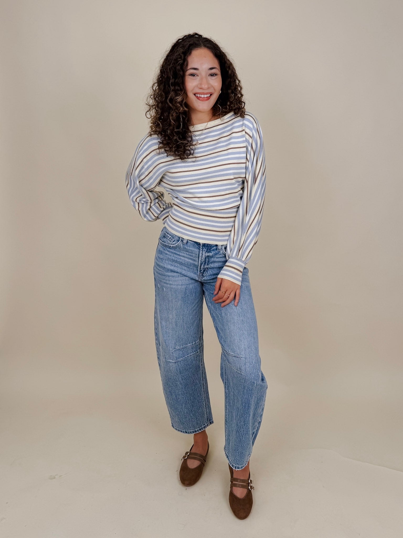 Trinity Striped Blouse - PAPER DOLL