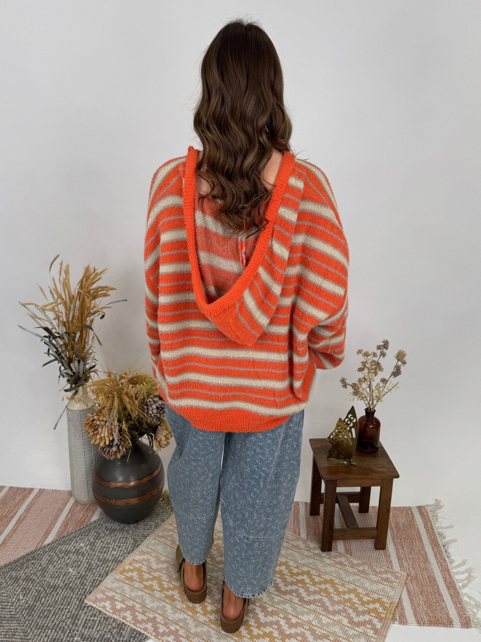 Up In The Air Striped Sweater - PAPER DOLL