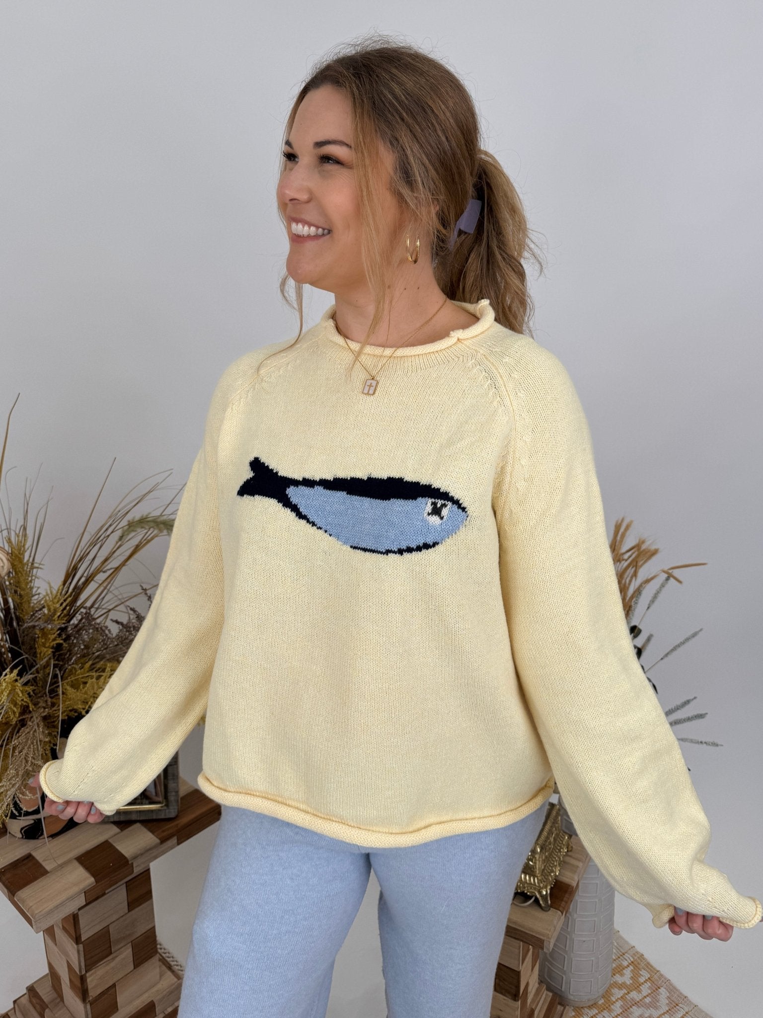 Simply Sweet Sardine Sweater - PAPER DOLL