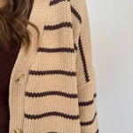 Just the Beginning Striped Cardigan - PAPER DOLL