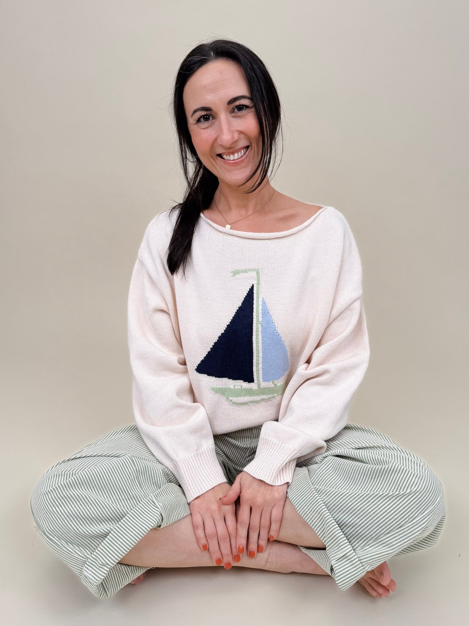 Sailboat Sweater - PAPER DOLL