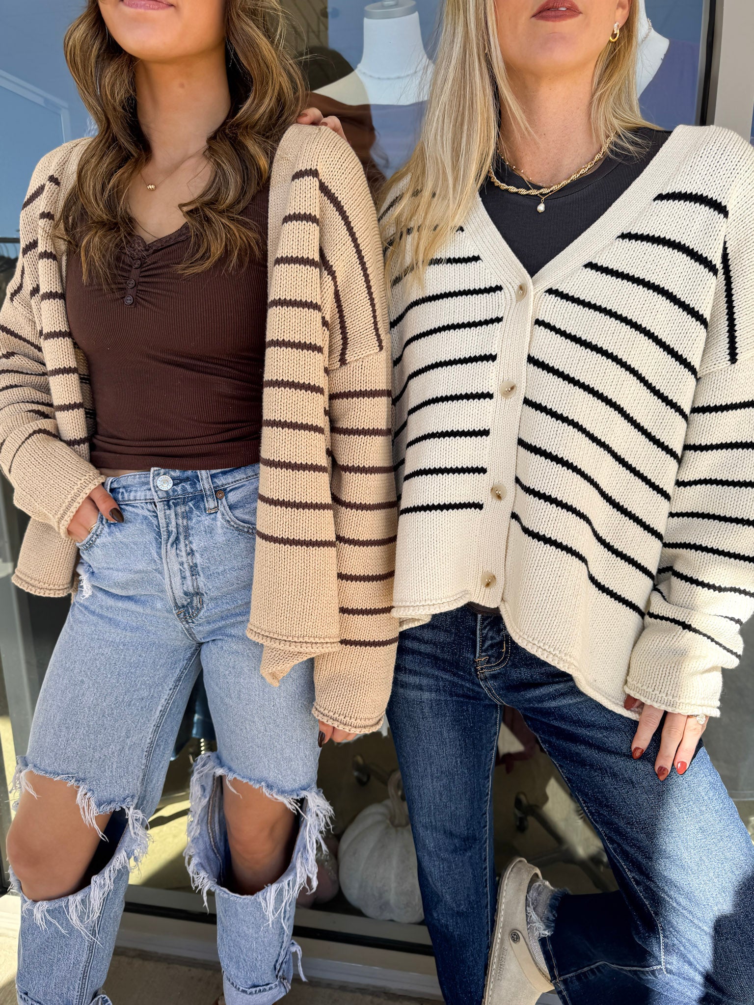 Just the Beginning Striped Cardigan - PAPER DOLL