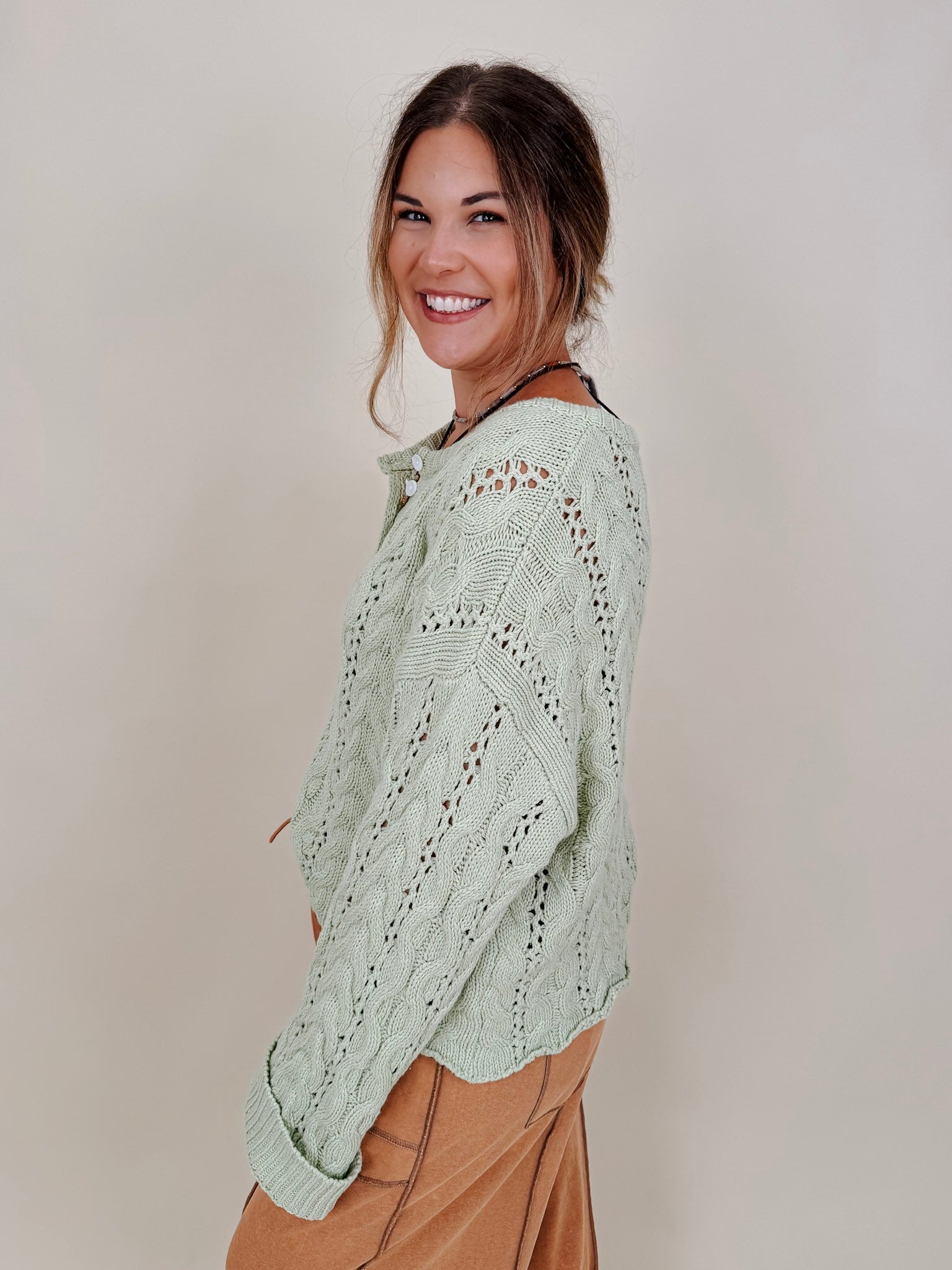 Polly Woven Sweater - PAPER DOLL