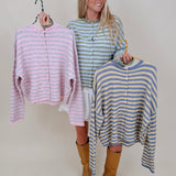Jesslia Striped Cardigan - PAPER DOLL