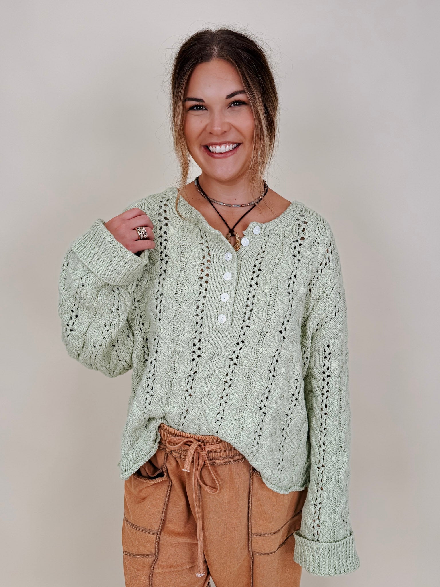 Polly Woven Sweater - PAPER DOLL