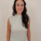 Blair Mock Neck Knit Top - PAPER DOLL