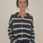 Meg Striped Cardigan - PAPER DOLL