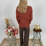 Alicia V - Neck Sweater - PAPER DOLL