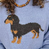 Hot Diggity Dachshund Sweater - PAPER DOLL