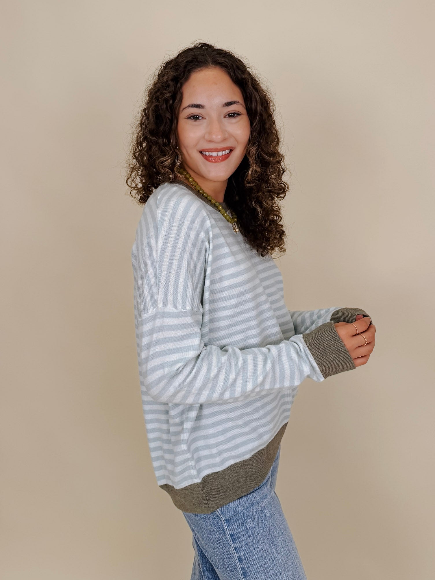 Marina Stripe Sweater - PAPER DOLL
