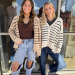 Just the Beginning Striped Cardigan - PAPER DOLL
