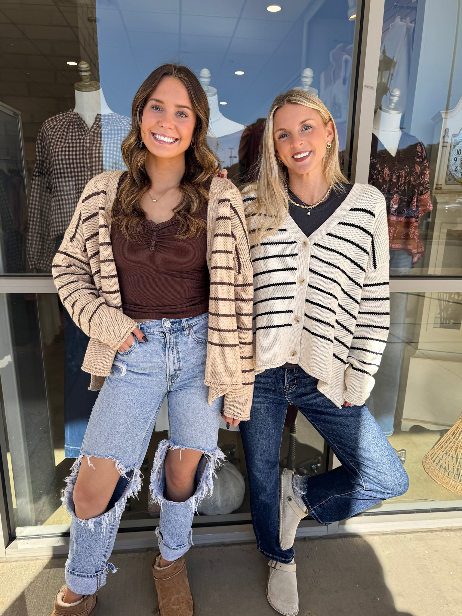 Just the Beginning Striped Cardigan - PAPER DOLL