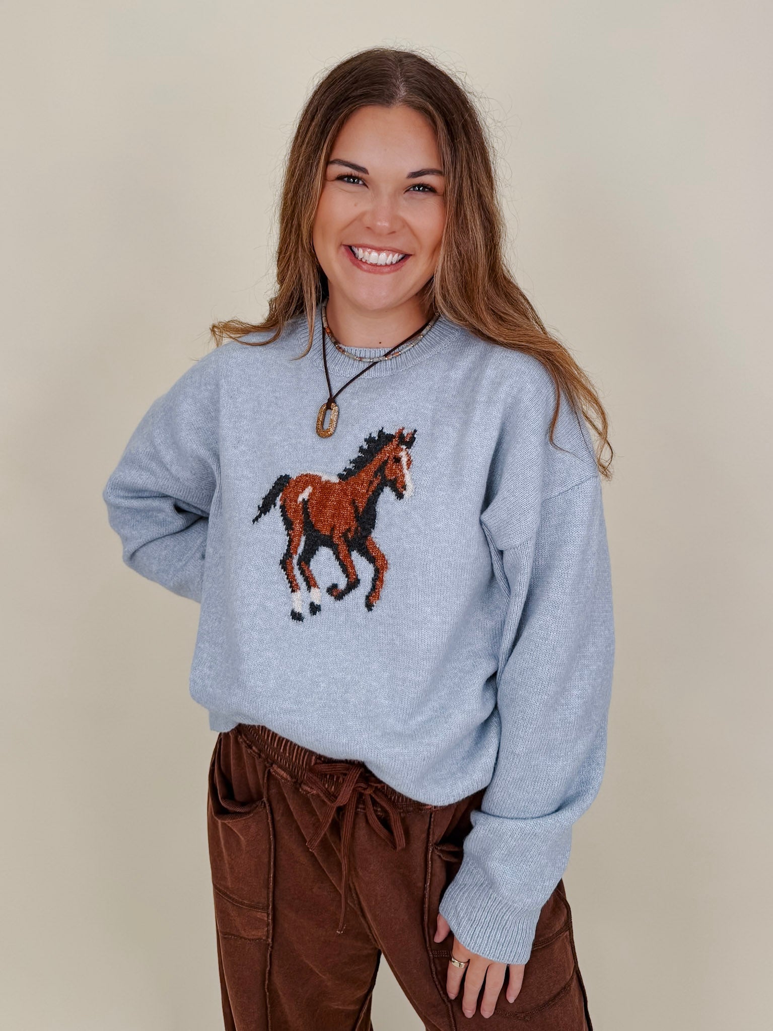 Hold Your Horses Sweater - PAPER DOLL
