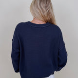 Emerson Raw Edge Knit Cardigan - PAPER DOLL