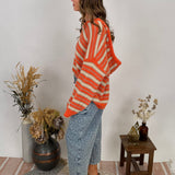 Up In The Air Striped Sweater - PAPER DOLL