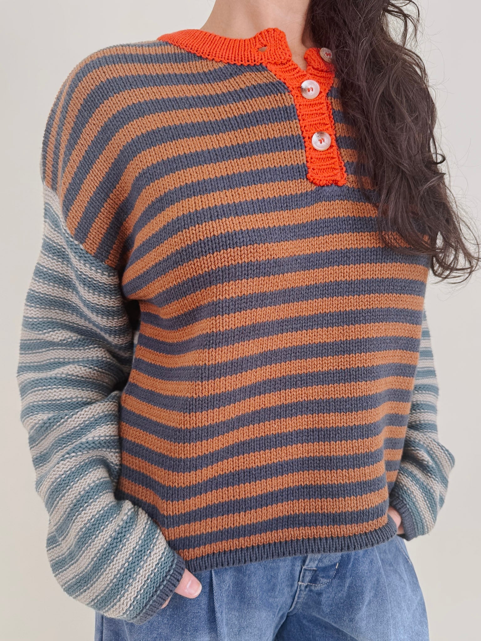 Fireside Multi Stripe Sweater - PAPER DOLL