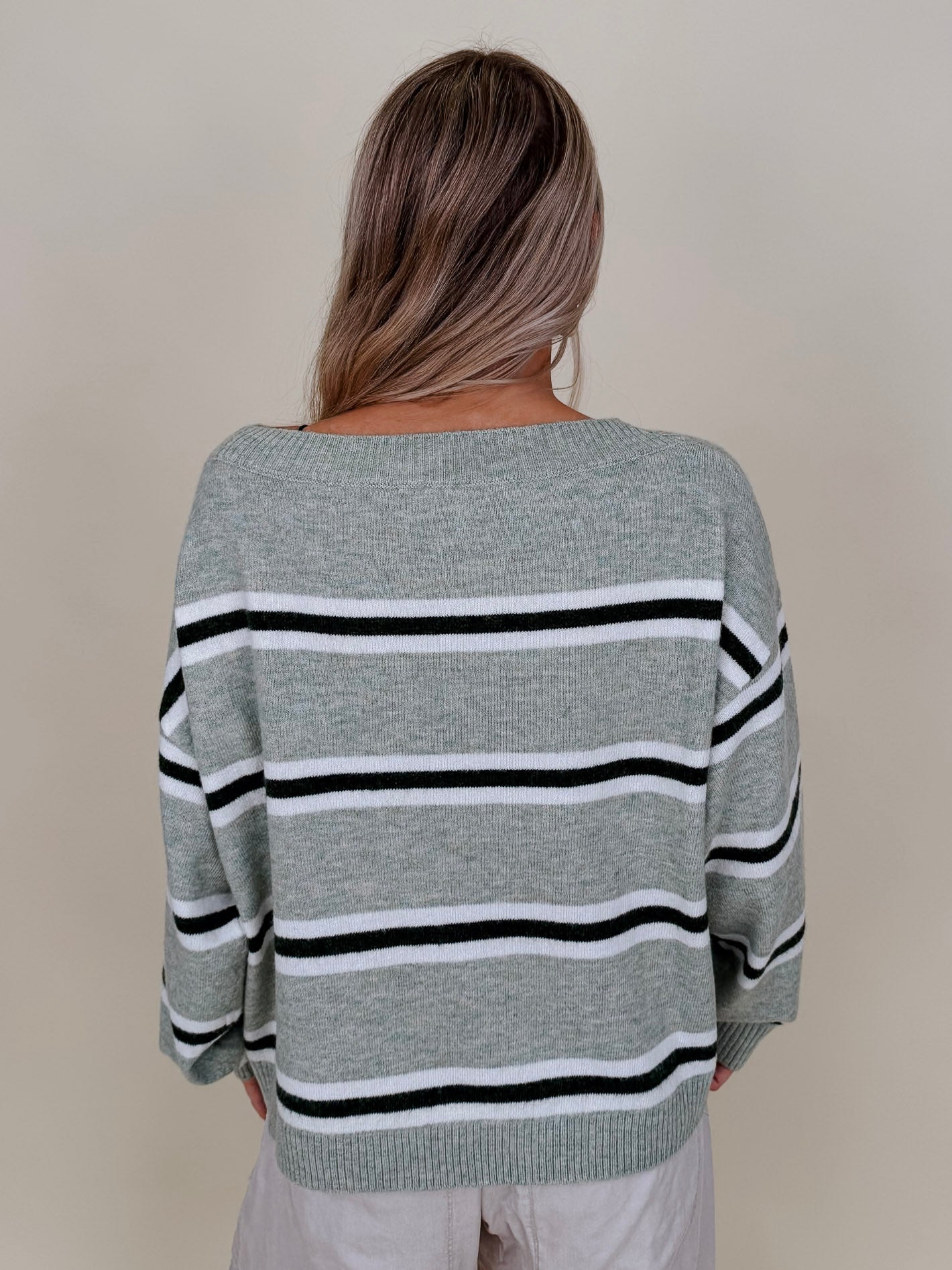 Birdie Boat Neck Sweater - PAPER DOLL