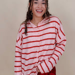 Candy Colada Striped Cardigan - PAPER DOLL