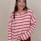 Candy Colada Striped Cardigan - PAPER DOLL
