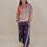 Poppy Rainbow Stripe Cardigan - PAPER DOLL