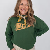 "Camp" Flag Sweatshirt - PAPER DOLL